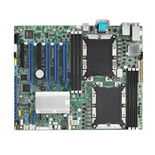 Dual LGA 3647-P0 Intel<sup>®</sup> Xeon<sup>®</sup> Scalable ATX Server Board with 6 DDR4, 4 PCIe x16 + 2 PCIe x8, 8 SATA3